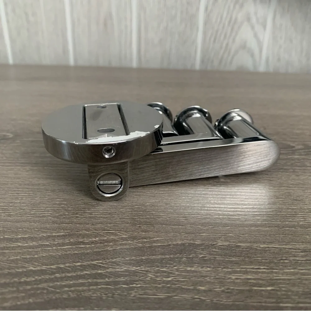 Ginger Kubic Pivoting Triple Robe Hook 4610T/PC Chrome Towel